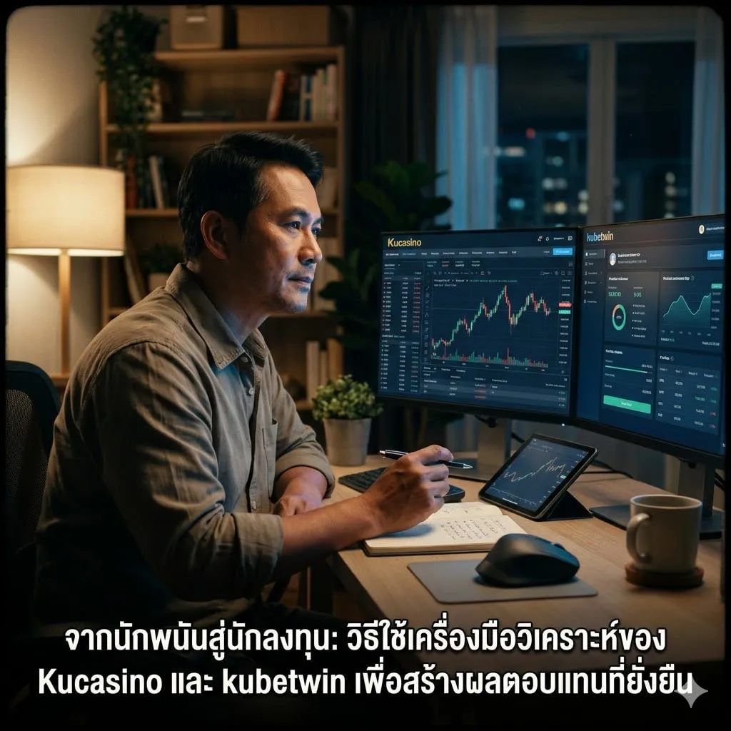 จากนักพนันสู่นักลงทุน: วิธีใช้เครื่องมือวิเคราะห์ของ Kucasino และ kubetwin เพื่อสร้างผลตอบแทนที่ยั่งยืน