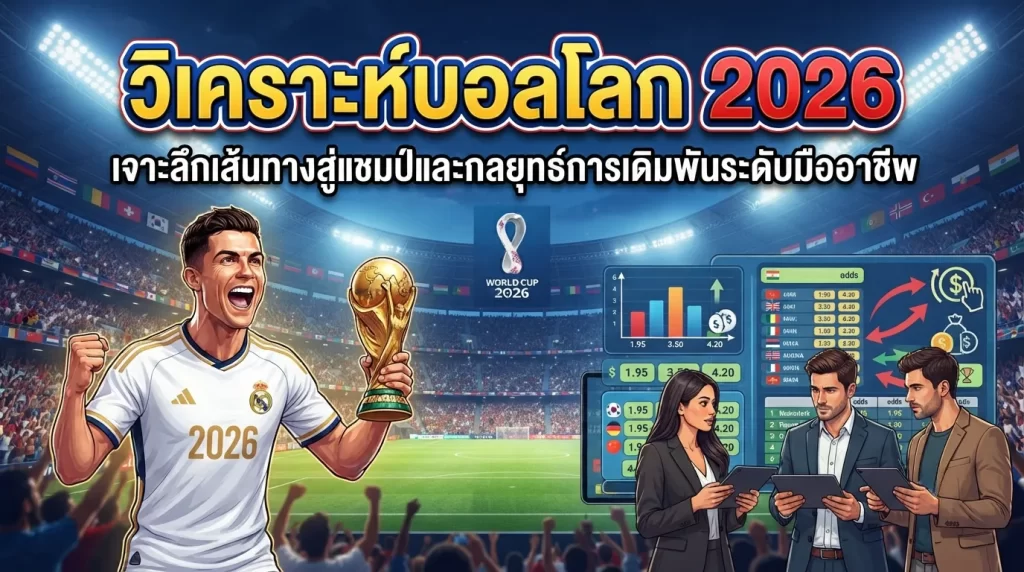 วิเคราะห์บอลโลก 2026: เจาะลึกเส้นทางสู่แชมป์และกลยุทธ์การเดิมพันระดับมืออาชีพ