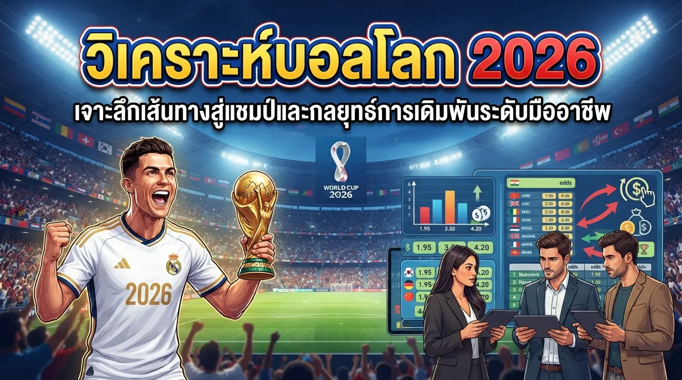 วิเคราะห์บอลโลก 2026: เจาะลึกเส้นทางสู่แชมป์และกลยุทธ์การเดิมพันระดับมืออาชีพ